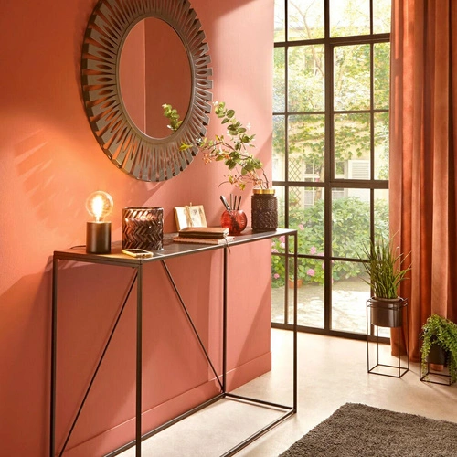 Nowoczesna lampka nocna Saba czarna metalowa do sypialni i salonu Atmosphera 10,5 cm