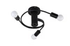 Lampa sufitowa Filetta czarny 3x40W E27