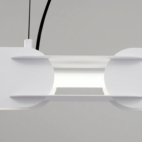 Lampa wisząca CHAIN 91 biała LED nowoczesna nad wyspę
