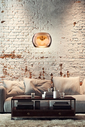 Lampa wisząca Gemo 30 szklana złota 3-punktowa do salonu i jadalni Candellux