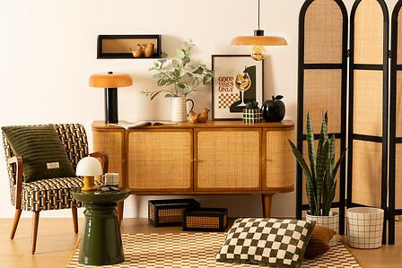 Stolik kawowy Jaya okrągły metalowy zielony nowoczesny do salonu 38 cm Atmosphera