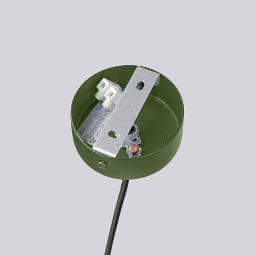 Żyrandol nowoczesny HALO 6 oliwkowy do salonu i jadalni lampa sufitowa metalowa