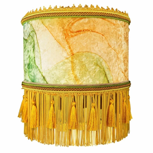 Lampa wisząca boho z frędzlami Serin N 2 35cm Las Plumas do salonu i sypialni