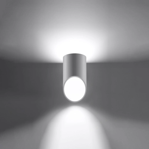 Kinkiet ścienny Penne 20 cm biały nowoczesny aluminiowy do salonu sypialni Sollux Lighting