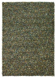 Dywan shaggy wełniany Shaggy Rocks Mix III 250x350 zielony nowoczesny do salonu Carpets&More