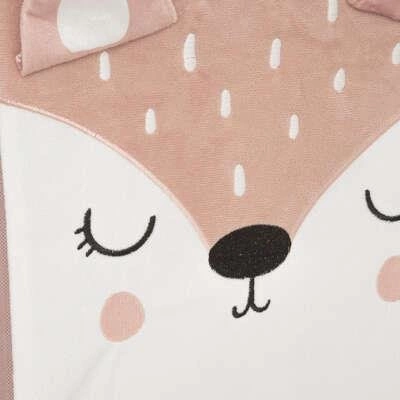 Pudełko materiałowe do regału Lis różowe 30x30 Kali Atmosphera do pokoju dziecięcego