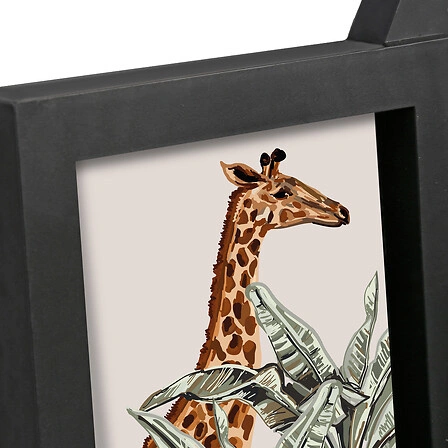 Ramka na zdjęcia Cali czarna 10x15 na ścianę loftowa na 3 zdjęcia