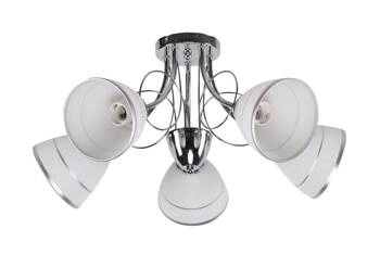 Lampa wisząca Elotte 5x40W E27 biały
