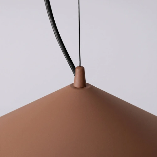 Lampa wisząca FINT mocca LED do salonu nowoczesna regulowana