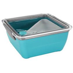 Lunch box śniadaniówka Divided z widelcem 2,6l