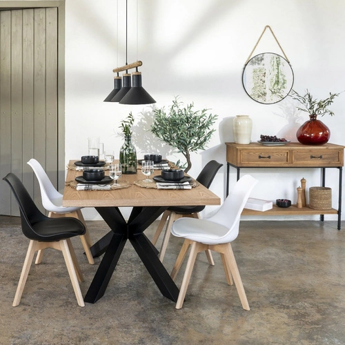 Konsola Danik Atmosphera rustykalna z szufladami do przedpokoju i salonu 110 cm naturalna