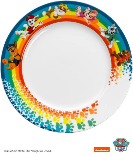 WMF Psi Patrol zestaw śniadaniowy dla dzieci talerz i miska porcelanowa na prezent