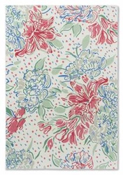 Dywan zewnętrzny do ogrodu i na taras Lilith 160x230 kolorowy kwiatowy łatwoczyszczący Laura Ashley