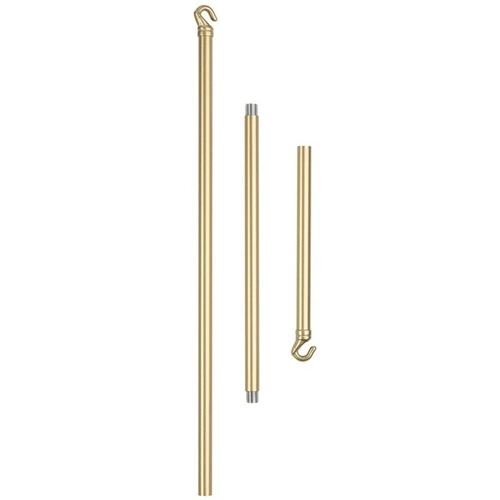 Lampa wisząca STICKS-6 złota nowoczesna regulowana do salonu i nad stół 6-punktowa