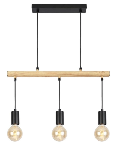 Lampa wisząca Izzy 3x60W E27 czarny