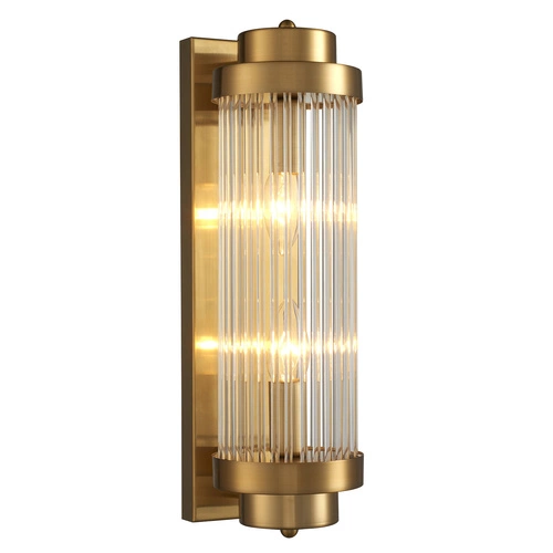 Kinkiet ścienny STELO M złoty 40 cm glamour do salonu i sypialni Step into Design