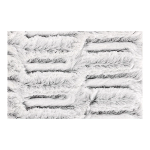 Koc Plush Grey gruby i puszysty na kanapę lub łóżko 180x130 cm Intesi