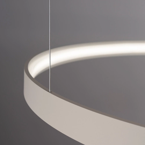 Nowoczesny żyrandol LED RIO 78 beżowy regulowany do salonu, jadalni lub kuchni 78 cm