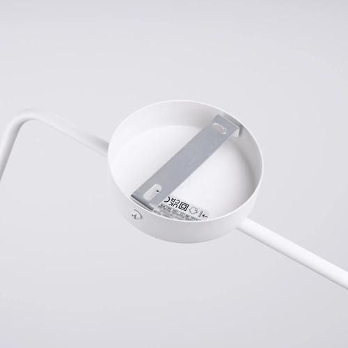 Nowoczesny kinkiet ścienny NOX biały metalowy do sypialni i salonu SOLLUX LIGHTING 61 cm