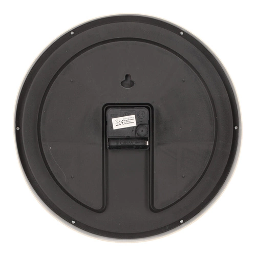 Zegar ścienny Intesi Diamanti biały 30 cm nowoczesny do salonu ze szkła z cyrkoniami