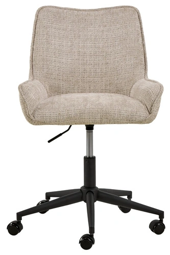 Fotel biurowy obrotowy Eddie beżowy nowoczesny do biurka Actona
