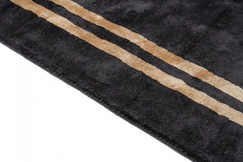 Dywan nowoczesny Imperial Black 200x300 cm z wiskozy do salonu i sypialni ręcznie wykonany