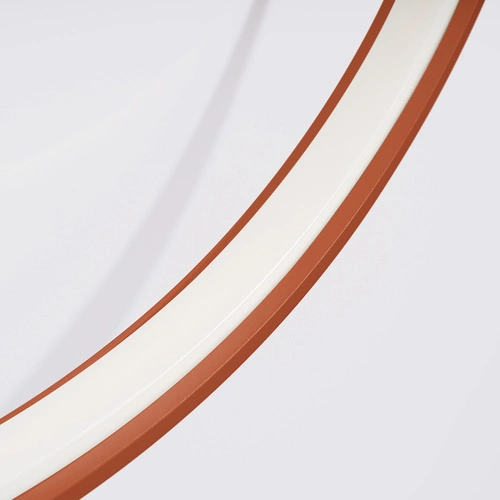 Plafon sufitowy LED RIO 78 okrągły czerwony nowoczesny do salonu i kuchni Thoro