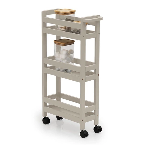 Wózek na kółkach Colors 3-poziomowy beżowy