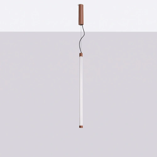 Lampa wisząca TRANG 75 mocca LED nowoczesna nad wyspę regulowana