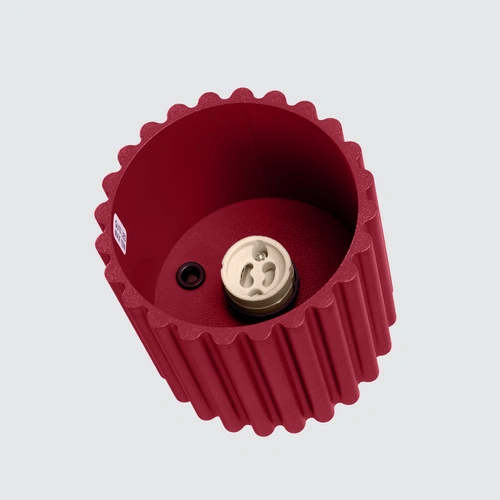 Plafon sufitowy AURA 1 burgund nowoczesny okrągły do salonu kuchni i sypialni