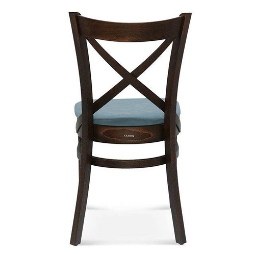 Krzesło drewniane Fameg Bistro do jadalni i kuchni, personalizowane, styl retro PRL