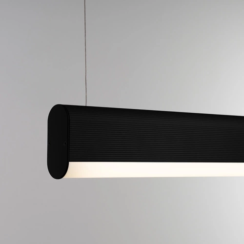 Lampa wisząca FARGE czarna LED regulowana do salonu i nad stół nowoczesna 120 cm