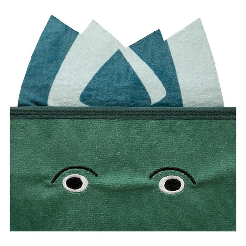 Atmosphera Dinosaur pudełko materiałowe 30x30 do regału na zabawki składane zielone