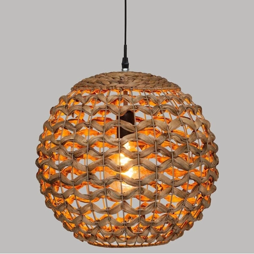 Lampa wisząca kula boho Sand 38cm naturalna do salonu i jadalni Atmosphera