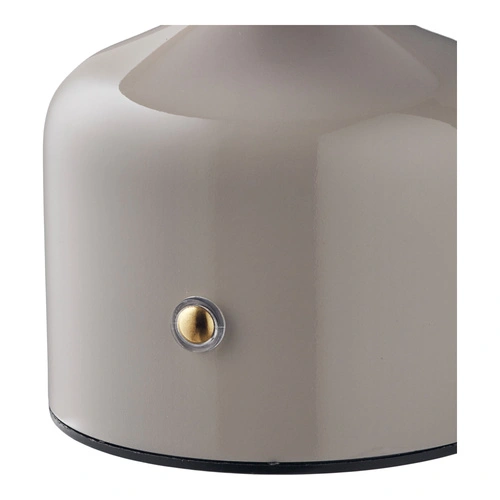 Lampka nocna Aulla szara LED bezprzewodowa na biurko i do sypialni