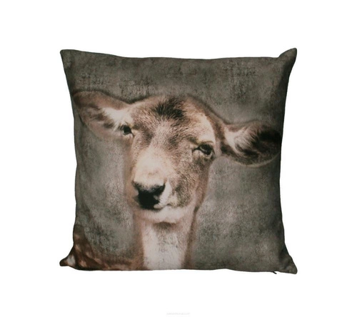 Poduszka dekoracyjna welurowa LUCKY Intesi do salonu i sypialni antyalergiczna 40x40