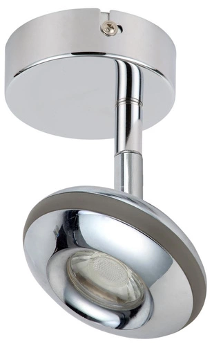 Kinkiet ścienny LED Skipper chrom nowoczesny regulowany do salonu i sypialni CANDELLUX