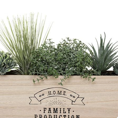 Atmosphera sztuczne rośliny wiszące boho okrągłe do salonu i przedpokoju 46 cm