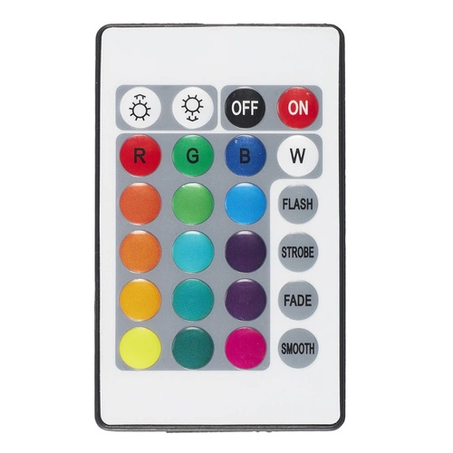 Lampka nocna LED Crystal Intesi glamour z pilotem 12 kolorów do sypialni i salonu 21,5 cm