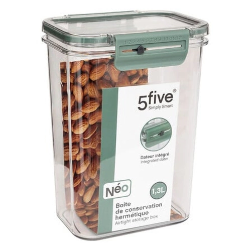 Pudełko hermetyczne Neo zielone wysokie   1,3L