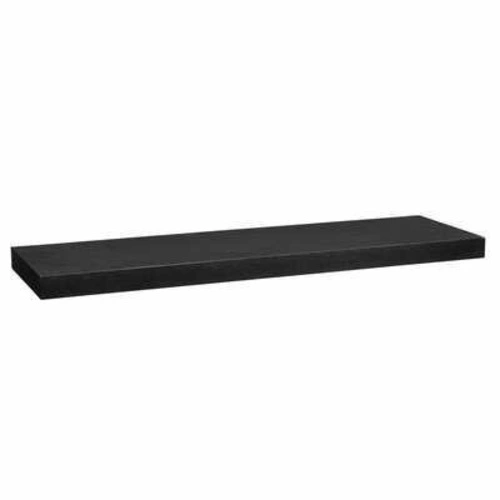Półka ścienna samowisząca 80cm czarna