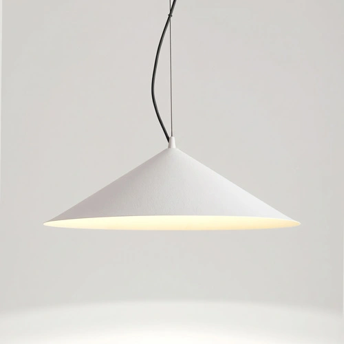 Lampa wisząca FINT biała LED do salonu regulowana nowoczesna