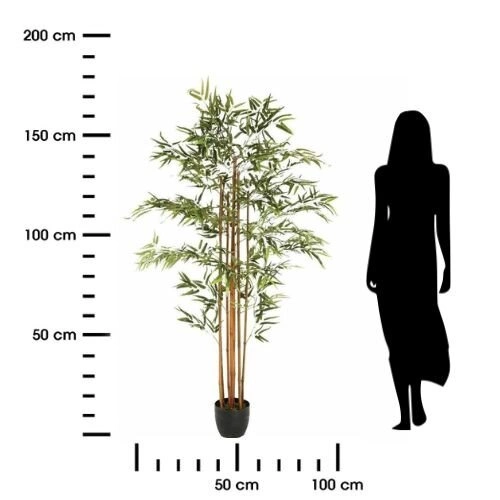 Sztuczny bambus doniczkowy Atmosphera 185 cm nowoczesny do salonu i biura jak żywy