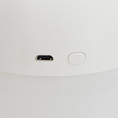 Nawilżacz powietrza Intesi Kot LED biały nowoczesny do pokoju dziecięcego i salonu