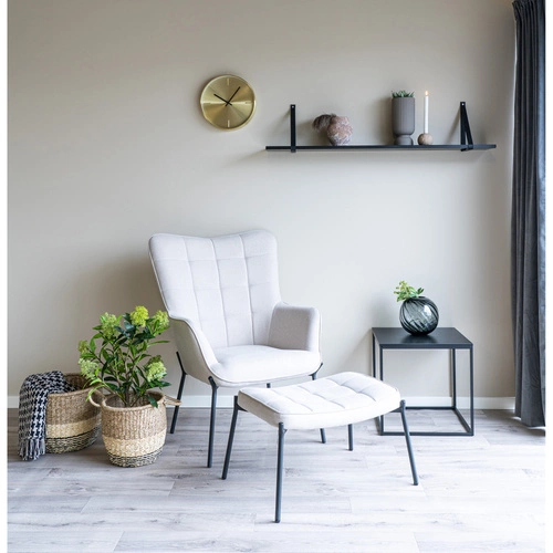 Półka ścienna Forno 120cm czarna