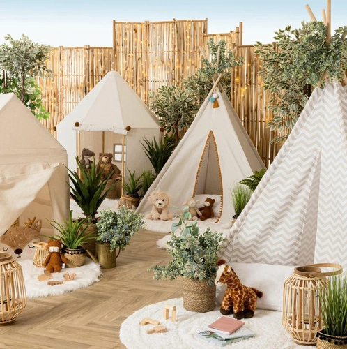 Tipi dla dzieci Tend kremowe