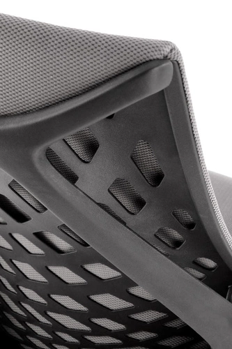 Fotel biurowy ergonomiczny Ventra szary czarny obrotowy z regulacją do biura Intesi