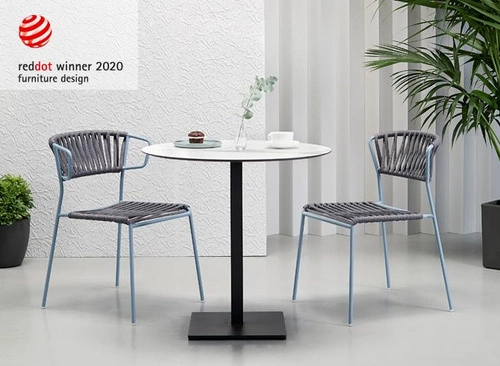 Krzesło Lisa Filo Arm niebieskie