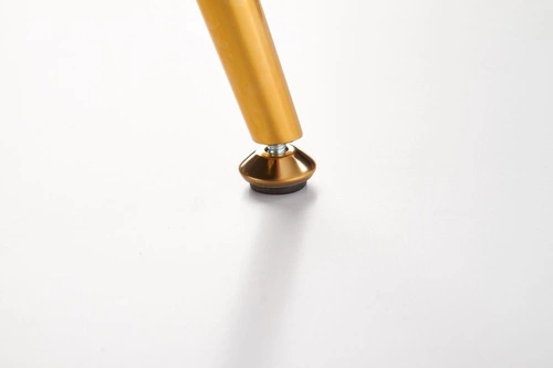 Sofa dwuosobowa welurowa Florencja różowa glamour do salonu na złotych nogach Intesi