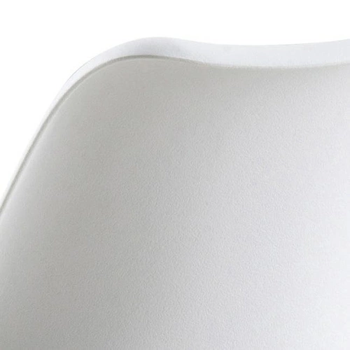 Hoker Dima Actona biały z oparciem, drewniane nogi, nowoczesny do kuchni i wyspy 75 cm